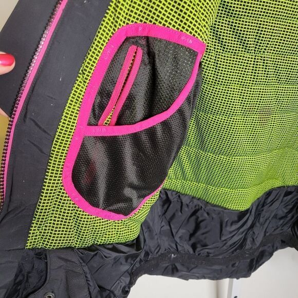 KOPPEN BLACK SKI SNOWBOARD WINTER SNOW WATER REPEL OUTDOOR COAT JACKET M MEDIUM - Picture 4 of 13